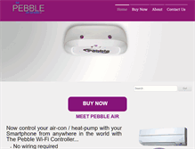 Tablet Screenshot of buypebbleair.com
